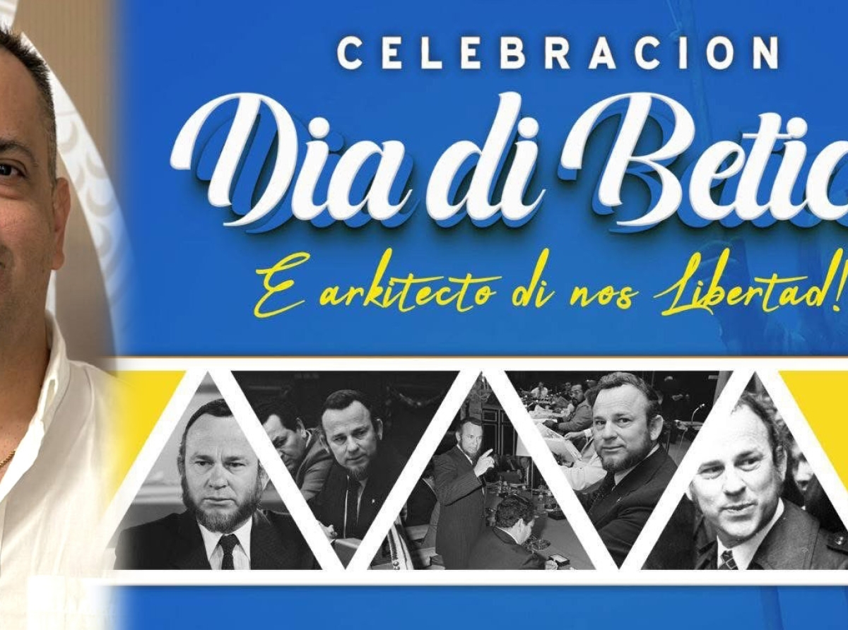 Parlamentario Dangui Oduber invitando pa celebra Dia di Betico na Santa Cruz